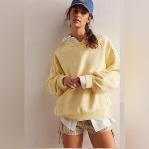 Free People • We The Free • End Game Pullover • Mellow Yellow
